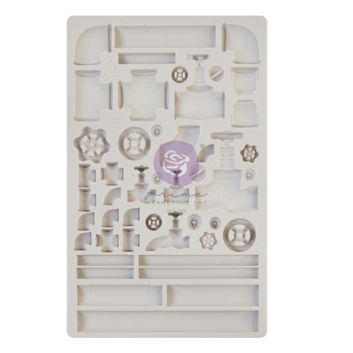 Prima Finnabair 5'' x 8'' Silicone Mould - Rusty Pipeline